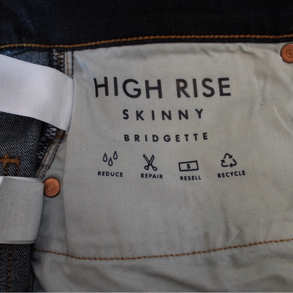 Lucky Brand Women's High Rise Dark Blue Jeans - Picture 5 of 6